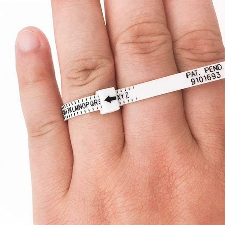  Ring Sizer Measure Finger Gauge Scale Measure Tool Finger Stick  Wedding Ring Tester Ruler, Ring Finger Sizer Gauge, Ribbon (1-17 US Sizes)  : Arts, Crafts & Sewing