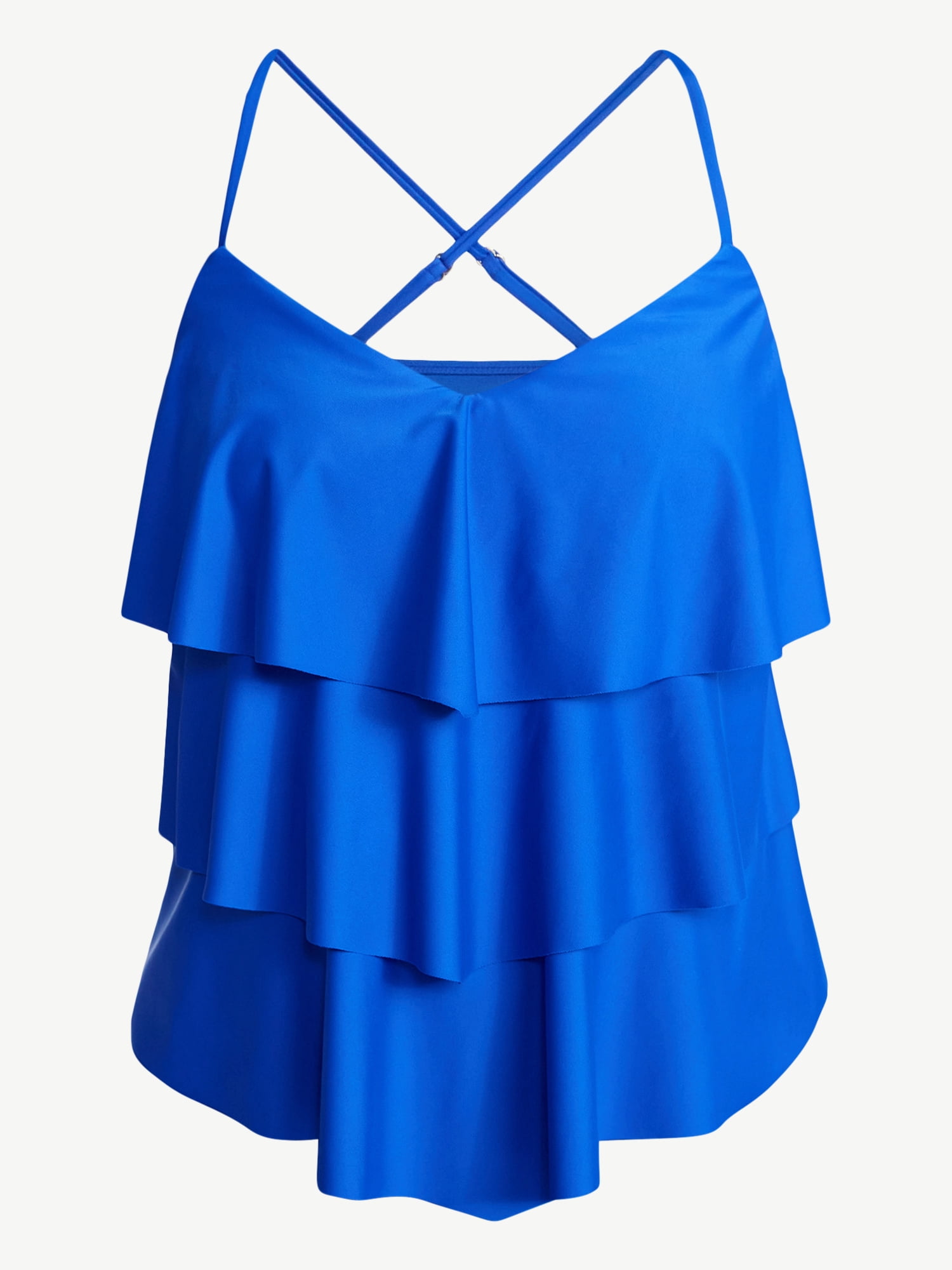 Time and Tru Women's and Women's Plus Size Tankini Top, Sizes XS-3X