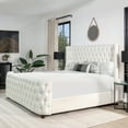 thumbnail image 4 of Brooklyn King Tufted Bed, Antique White, 4 of 5
