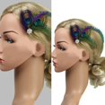 thumbnail image 2 of CIYISON Cute Sweet Girls Crystal Peacocks Feather Hair Clip Sparkling Fairy Hair Clip, 2 of 8