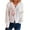 White, variant on Uootdi Women's Crochet Flower Cardigan V Neck Button Up Knit Sweater Casual Loose Fit Puff Sleeve Fall Winter Top Trendy Boho Floral Embellished Knitwear for Daily Outfit