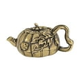 thumbnail image 3 of Adorno de tetera de latón para mascota de té, tetera de cobre artesanal de estilo chino, mini de latón hecha a mano, figura de para el hogar,, 3 of 9