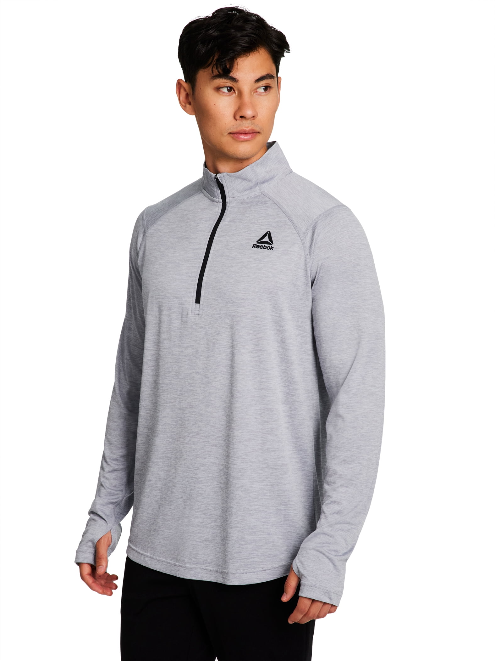 Reebok Men's and Big Men's Trail Quarter-Zip Active Pullover Shirt, Sizes XS-5XL