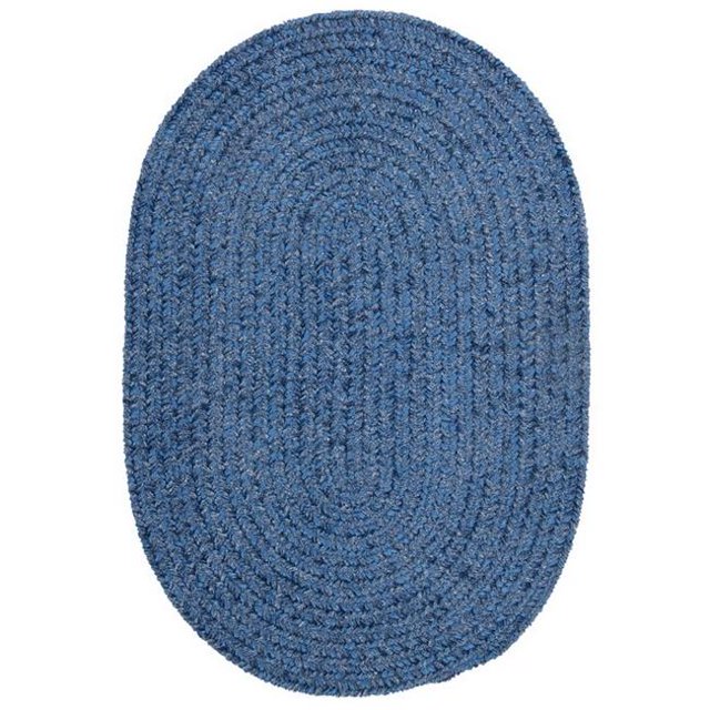 Colonial Mills Tapis S501R024X048 Spring Meadow - Bleu Pétale 2 Pi x 4 Pi Tapis Tressé