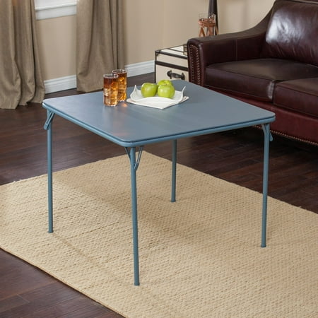 meco 34 in square vinyl folding card table walmart com discount table