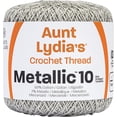 thumbnail image 1 of Aunt Lydia's Metallic Crochet Thread Size 10-Silver & Silver - 154M-0410S, 1 of 4