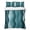 turquoise, variant on Twin Quilt Set 68''x86'', Khaki White Ombre Lightweight Summer Bedspread Coverlet Set with 2 Pillow Shams, Modern Abstract Art Farmhouse Gradient Breathable All Season Quilt Bedding for Dorm/Bedroom