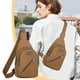 thumbnail image 1 of Bolsa de Pecho de Lona Gruesa Zkr250806643 | Bandolera Cruzada para Exteriores para Hombre y Mujer | Bandolera Multiusos de Gran Capacidad para Senderismo con Correa Ajustable y Bolsillos Frontales c, 1 of 6