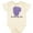 Natural, variant on Inktastic I Love My Tia Elephant Purple Boys or Girls Baby Bodysuit