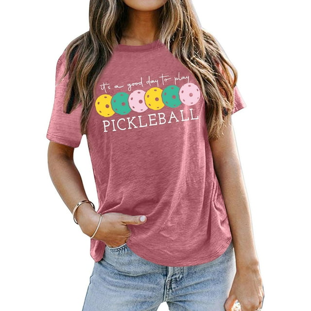 2025 Pickleball Shirts Women Pickleball Compression Shirt Woman Graphic T Shirt Pickleball Basics Women Player Tee Short Sleeve Long Sleeve Shirt for Women Tops