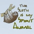 thumbnail image 2 of CafePress - The Sloth Is My Spirit Animal - Baby Hat, 2 of 2