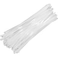 thumbnail image 1 of 300 Pcs Attaches Zippées en Nylon Réutilisables, Libérables et Ajustables (Épaisseur 1,2 mm*Largeur 3,6 mm*Longueur 25 cm, Blanc), 1 of 5