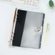 ELAYARD Plastic Binder Dividers for Notebook Divider Black PP 3 Sets Back to School