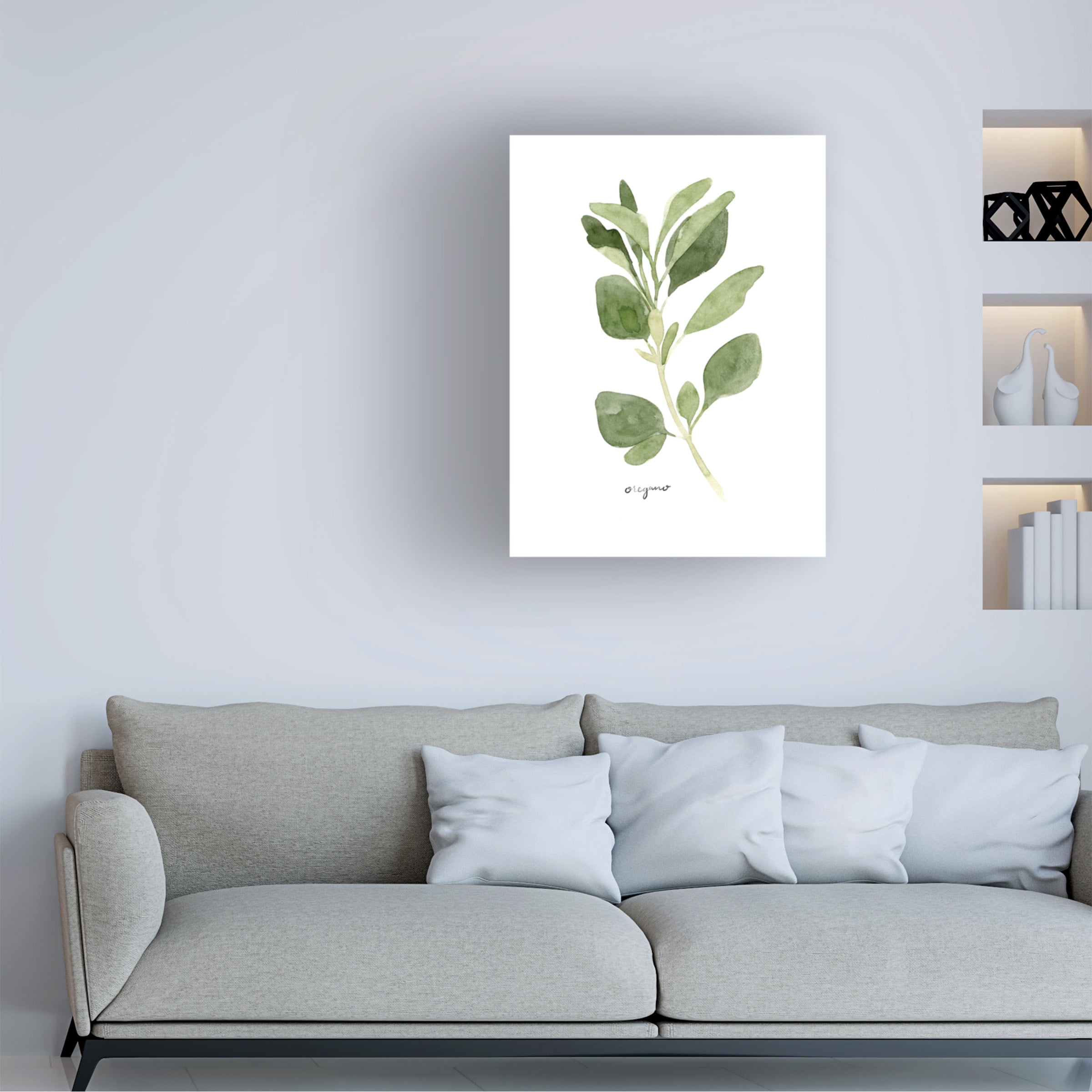 Emma Scarvey 'Herb Garden Sketches III' Canvas Art