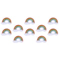 thumbnail image 1 of Rainbow  Patch, Wear- Convenient Portable Cloth Applique Stable  For Professional Use For Scrapbook For General Purpose For Sew Crafts, 1 of 8