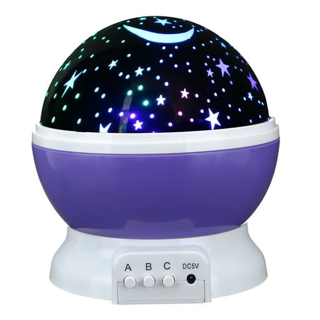 Led Rotating Projector Starry Night Lamp Star Sky Romantic