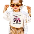 thumbnail image 6 of Promoted to Big Sister Pink Tractor Shirt for Girls Farm Sibling Reveal Pregnancy Announcement Tee Natural Shirt 4T, 6 of 7