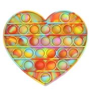FINELOOK Rainbow Color Push pop Bubble Fidget Toy,  Reliever Stress Toy