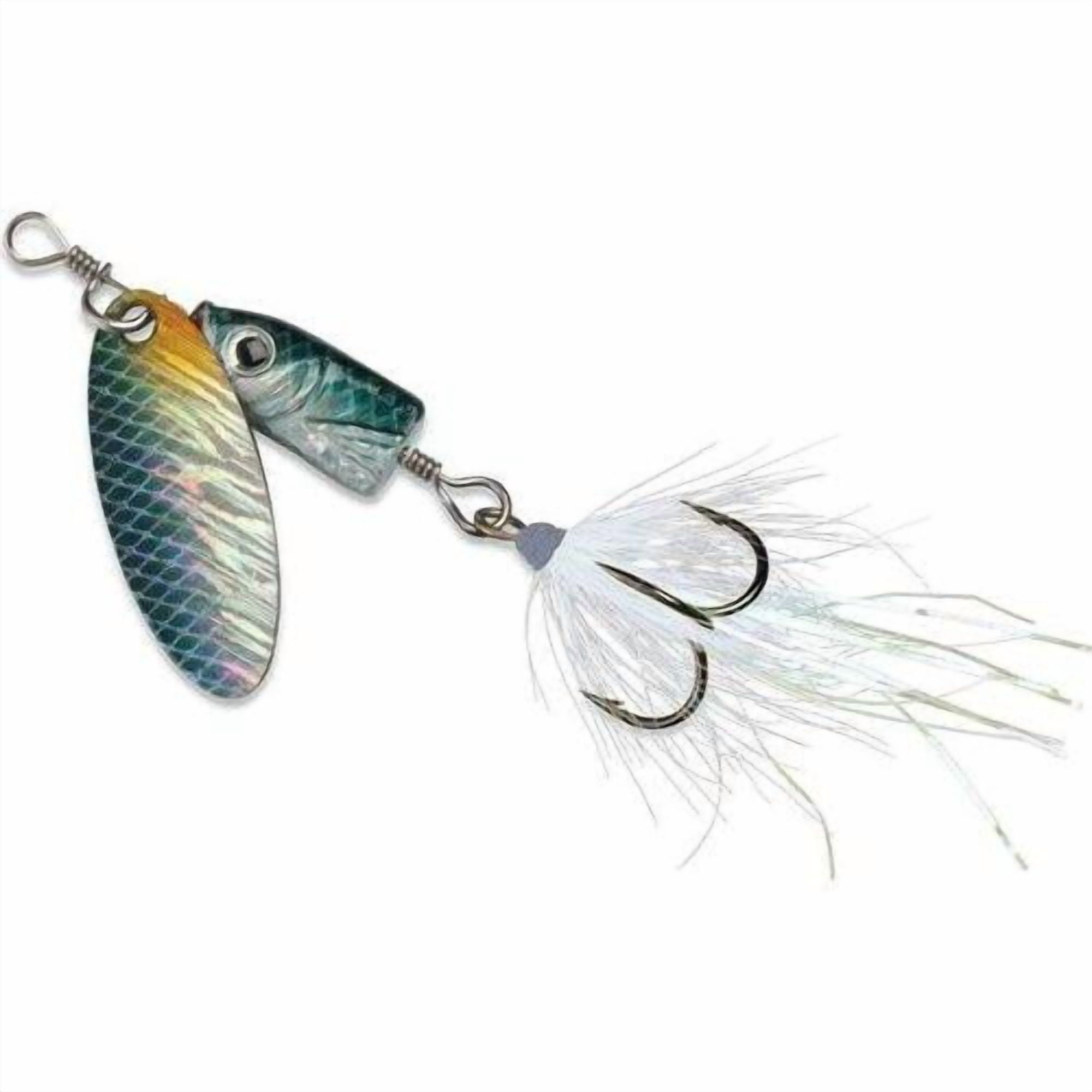 (2 pack) Blue Fox Classic Vibrax Size 3 Inline Spinner 1/4 oz Hot Pink/Flo Yellow Silver