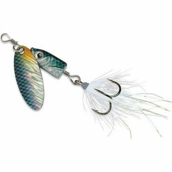 Blue Fox Classic Vibrax Size 3 Inline Spinner 1/4 oz Hot Pink/Flo Yellow Silver