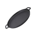 thumbnail image 4 of Thickened Cast Iron Pan Excellent Heat Transfer Non Stick Design Flat Bottom Uniform Heating Multifunctional Pancake Flat Frying Pan with Skillet for Kitchen, 4 of 7