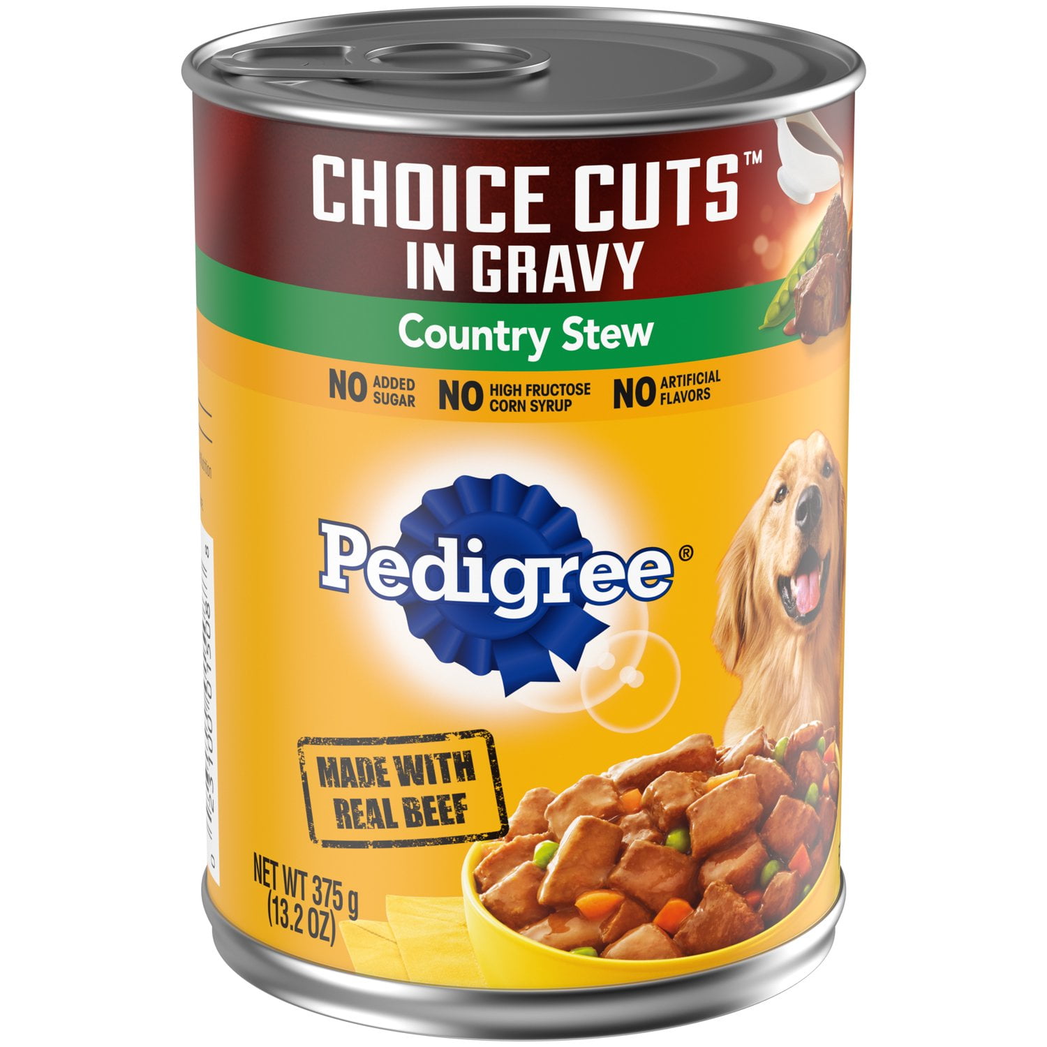 PEDIGREE Cuts in Gravy Country Stew Flavor Wt Dog Food for Adult Dogs, 13.2 Oz Cans, 12-Pack