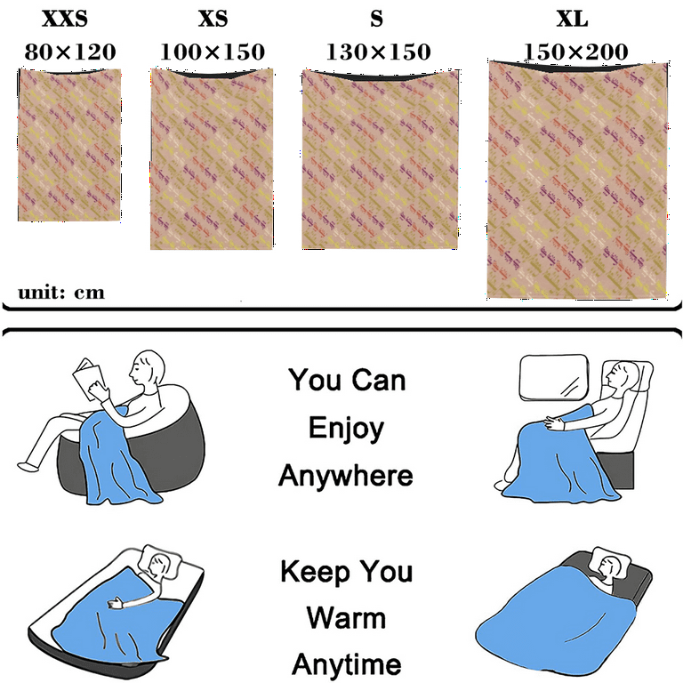 MLFU Soft Throw Blanket Fleece Luxury Blankets for Living Room Bedroom Size 80x120 100x150 130x150 150x200cm Walmart