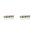 thumbnail image 4 of Toystoory Simulación de flores artificiales Plantas Valla de madera Pieza central de oficina falsa Type3 NO3, 4 of 6