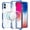 Blue, variant on iPhone 16 6.1” Tough Acrylic Case - Red