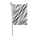thumbnail image 1 of JSDART Pattern Modern Wavy Stripes Geometric Abstract Funky Band Black Garden Flag Decorative Flag House Banner 12x18 inch, 1 of 1