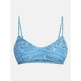thumbnail image 4 of No Boundaries Paisley Bralette Bikini Top, Women's XXS-XXL, 4 of 5