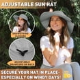 thumbnail image 4 of Tirrina Women's Outdoor Sun Protection Fishing Cap with Neck Flap Wide Brim Mesh Hat for Travel Camping Hiking Hunting, 4 of 7