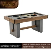 Barrington Billiards Urban Collection 66” Pool Table with Accessories Included, Gray