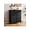 Black, variant on XC Dresser For Bedroom, Dressers & Chests Of Drawers Dresser Organizer, Wood Top Table Furniture With 8 Fabric Storage Tower Unit, Chest Of Drawers For Closet, Living Room, Hallway, Porch