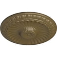 thumbnail image 3 of Ekena Millwork 11 1/4"OD x 1 1/8"P Linus Ceiling Medallion, Hand-Painted Mississippi Mud, 3 of 6