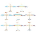 thumbnail image 2 of 8Pcs Flying Glider Airplane Toy With Rubber Band Glider For Educational And Fun Use, 2 of 8