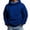 Blue, variant on HOMADLES Mens Hoodies Pullover Thicken Warm Long Sleeve Winter Pullover Hooded Tops Blue Size 3XL