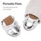 thumbnail image 2 of Zapatos Bailarinas para Niña DREAM PAIRS Mary Janes Plateados Talla 12, 2 of 6