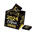thumbnail image 1 of 30 tarjetas de consejos de graduación, tarjetas de felicitación de moda clase 2024, tarjetas de deseos de recuerdo de graduación, 1 of 9