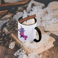 thumbnail image 5 of 3dRose, Work It Funny Fitness Workout Hippo, 11oz Two-Tone Black Mug, 5 of 7
