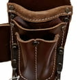 thumbnail image 4 of Style N Craft Pliers & Hammer Holder in Dark Tan Full Grain Leather in Five Pocket, 4 of 5
