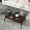 Gray, variant on Modern Gray Glass Design / Ideal for Living Spaces / Sturdy Metal Leg Support