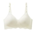 thumbnail image 1 of Women‘s Bra Wireless Maternity Seamless Front Buckle Breastfeeding Bra Solid Color Comfort, 1 of 3