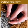 thumbnail image 2 of 6Pcs Alloy Crochet Rings Decorative Ring Type Knitting Tools Knitting Loops Knitting Rings, 2 of 2