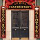 thumbnail image 1 of Banner en el porche nocturno del casino para fiesta temática de bienvenida al casino, 1 of 7