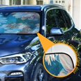 thumbnail image 3 of ALAZA Summer Daisies Flowers Windshield Sun Shade Car Foldable Visor Block UV Rays Protector 53"x23.5", 3 of 8
