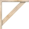 thumbnail image 3 of Ekena Millwork 3 1/2"W x 26"D x 26"H Traditional Block Smooth Bracket w/ Offset Brace, Douglas Fir, 3 of 25