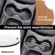 thumbnail image 3 of Posavasos Absorbentes Con Diseño De Bandera Americana, Color Negro Y Gris, Para Coche, Posavasos De Piedra De Cerámica, Juego De Posavasos Para Mujeres Y Hombres De 2.56 Pulgadas (Paquete De 2), 3 of 4