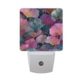 thumbnail image 7 of Night Light 3x4.5x1.4In LED Sensor Night Light Instruction Bedroom Baby Room Stairway Hallway Entry Night Light Pink Leaves, 7 of 7