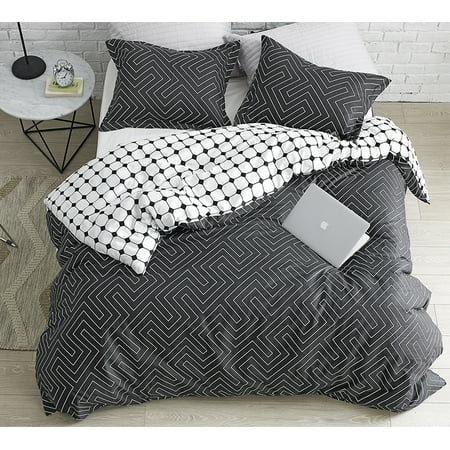Route Faded Black And White Oversized Duvet Cover 100